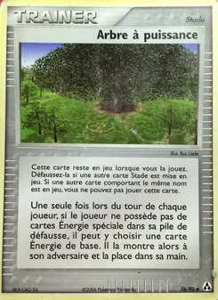 Carte Arbre à puissance de l'extension EX Créateurs de légendes, numéro 76/92