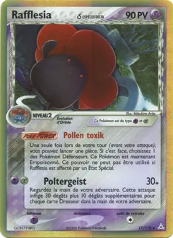 Carte Rafflesia δ de l'extension EX Fantômes Holon, numéro 17/110
