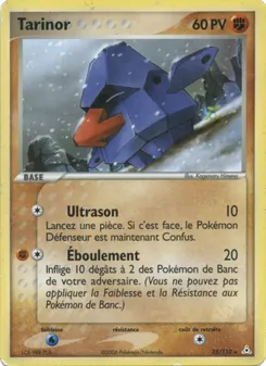 Carte Tarinor de l'extension EX Fantômes Holon, numéro 25/110