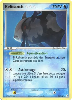 Carte Relicanth de l'extension EX Fantômes Holon, numéro 30/110