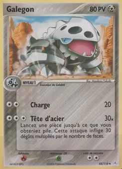 Carte Galegon de l'extension EX Fantômes Holon, numéro 45/110