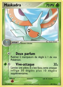 Carte Maskadra de l'extension EX Fantômes Holon, numéro 47/110