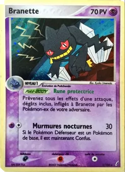 Carte Branette de l'extension EX Gardiens de Cristal, numéro 1/100