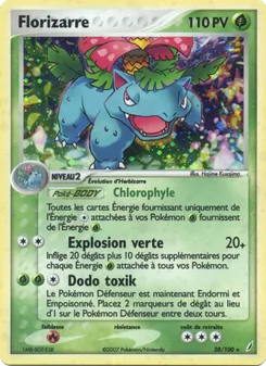 Carte Florizarre de l'extension EX Gardiens de Cristal, numéro 28/100