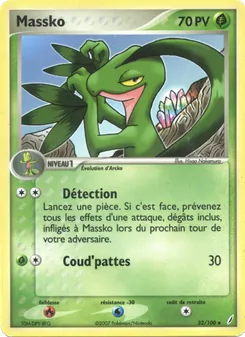 Carte Massko de l'extension EX Gardiens de Cristal, numéro 32/100