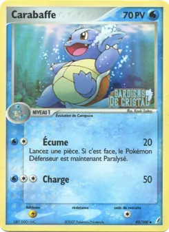 Carte Carabaffe de l'extension EX Gardiens de Cristal, numéro 42/100