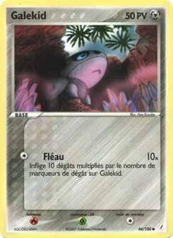 Carte Galekid de l'extension EX Gardiens de Cristal, numéro 44/100