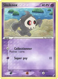 Carte Skelénox de l'extension EX Gardiens de Cristal, numéro 51/100