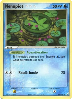 Carte Nénupiot de l'extension EX Gardiens de Cristal, numéro 55/100