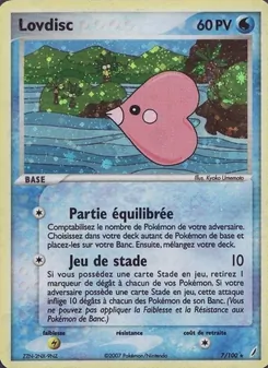 Carte Lovdisc de l'extension EX Gardiens de Cristal, numéro 7/100