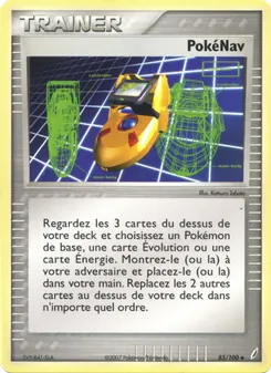 Carte PokéNav de l'extension EX Gardiens de Cristal, numéro 83/100