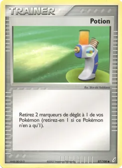 Carte Potion de l'extension EX Gardiens de Cristal, numéro 87/100