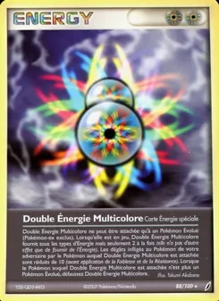 Carte Double Énergie Multicolore de l'extension EX Gardiens de Cristal, numéro 88/100