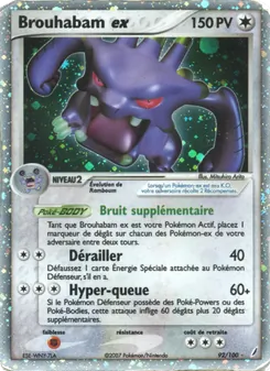 Carte Brouhabam ex de l'extension EX Gardiens de Cristal, numéro 92/100