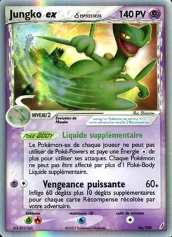 Carte Jungko ex δ de l'extension EX Gardiens de Cristal, numéro 96/100
