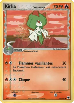 Carte Kirlia δ de l'extension EX Île des Dragons, numéro 33/101
