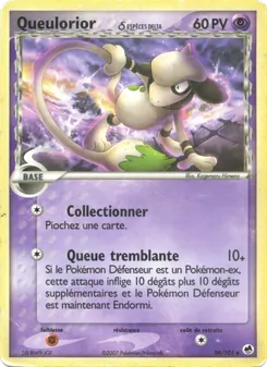 Carte Queulorior δ de l'extension EX Île des Dragons, numéro 39/101