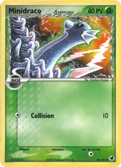 Carte Minidraco δ de l'extension EX Île des Dragons, numéro 46/101