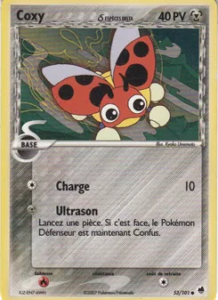 Carte Coxy δ de l'extension EX Île des Dragons, numéro 53/101