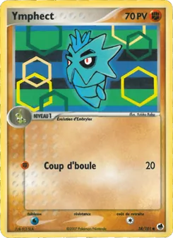 Carte Ymphect de l'extension EX Île des Dragons, numéro 58/101