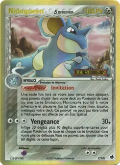 Carte Nidoqueen δ de l'extension EX Île des Dragons, numéro 7/101
