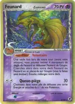 Carte Feunard δ de l'extension EX Île des Dragons, numéro 8/101