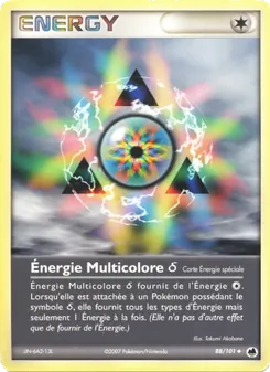 Carte Énergie Multicolore δ de l'extension EX Île des Dragons, numéro 88/101