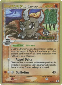 Carte Scarabrute δ de l'extension EX Île des Dragons, numéro 9/101