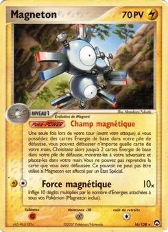Carte Magnéton de l'extension EX Gardiens du Pouvoir, numéro 16/108