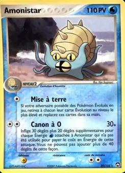 Carte Amonistar de l'extension EX Gardiens du Pouvoir, numéro 20/108