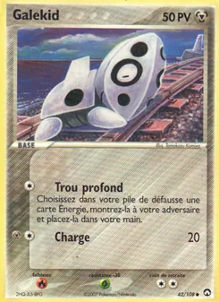 Carte Galekid de l'extension EX Gardiens du Pouvoir, numéro 42/108