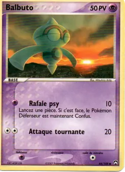 Carte Balbuto de l'extension EX Gardiens du Pouvoir, numéro 44/108