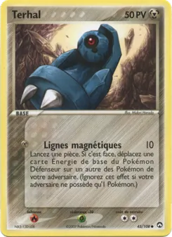 Carte Terhal de l'extension EX Gardiens du Pouvoir, numéro 45/108