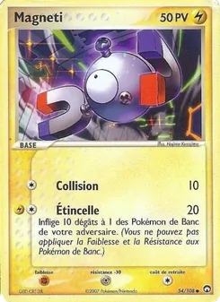 Carte Magnéti de l'extension EX Gardiens du Pouvoir, numéro 54/108