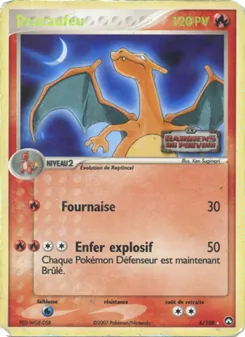 Carte Dracaufeu de l'extension EX Gardiens du Pouvoir, numéro 6/108