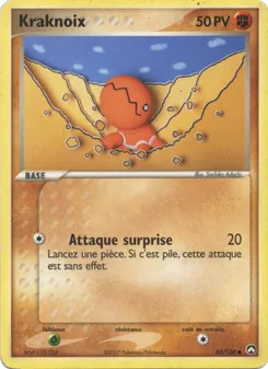 Carte Kraknoix de l'extension EX Gardiens du Pouvoir, numéro 68/108