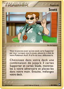 Carte Scott de l'extension EX Gardiens du Pouvoir, numéro 81/108