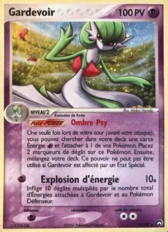 Carte Gardevoir de l'extension EX Gardiens du Pouvoir, numéro 9/108