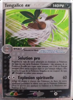 Carte Tengalice ex de l'extension EX Gardiens du Pouvoir, numéro 97/108