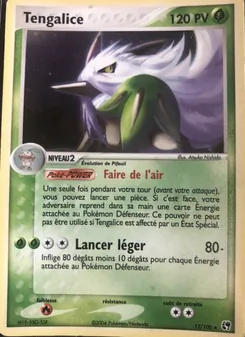 Carte Tengalice de l'extension EX Tempête de sable, numéro 12/100
