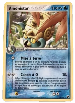 Carte Amonistar de l'extension EX Tempête de sable, numéro 19/100
