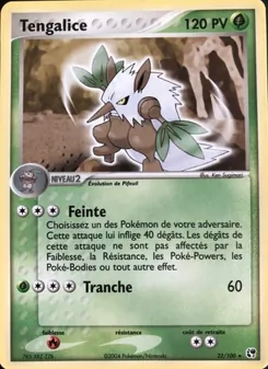 Carte Tengalice de l'extension EX Tempête de sable, numéro 22/100