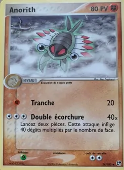 Carte Anorith de l'extension EX Tempête de sable, numéro 28/100