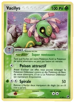 Carte Vacilys de l'extension EX Tempête de sable, numéro 3/100