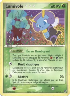 Carte Lumivole de l'extension EX Tempête de sable, numéro 38/100