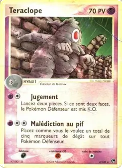Carte Téraclope de l'extension EX Tempête de sable, numéro 4/100