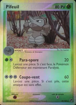 Carte Pifeuil de l'extension EX Tempête de sable, numéro 49/100