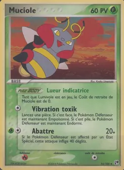 Carte Muciole de l'extension EX Tempête de sable, numéro 53/100