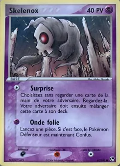 Carte Skelénox de l'extension EX Tempête de sable, numéro 61/100