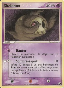 Carte Skelénox de l'extension EX Tempête de sable, numéro 62/100